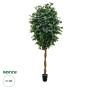 GloboStar® Artificial Garden FICUS BENJAMINA TREE 20432 Τεχνητό Διακοσμητικό Φυτό Φίκος Μπενζαμίνη Υ300cm