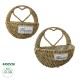 GloboStar® Artificial Garden MALTA 20478 ΣΕΤ 2 Επιτοίχια Ρατάν Πλεκτά Κασπώ Γλάστρες - Flower Pots Μπεζ A:Φ24cm x Υ14cm B:Φ30cm x Υ26cm GloboStar® Artificial Garden MALTA 20478 ΣΕΤ 2 Επιτοίχια Ρατάν Πλεκτά Κασπώ Γλάστρες - Flower Pots Μπεζ A:Φ24cm x Υ14cm B:Φ30cm x Υ26cm