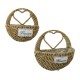 GloboStar® Artificial Garden MALTA 20478 ΣΕΤ 2 Επιτοίχια Ρατάν Πλεκτά Κασπώ Γλάστρες - Flower Pots Μπεζ A:Φ24cm x Υ14cm B:Φ30cm x Υ26cm GloboStar® Artificial Garden MALTA 20478 ΣΕΤ 2 Επιτοίχια Ρατάν Πλεκτά Κασπώ Γλάστρες - Flower Pots Μπεζ A:Φ24cm x Υ14cm B:Φ30cm x Υ26cm