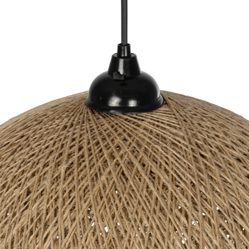 GLOBOSTAR® SOLEI 205-0001 Boho Κρεμαστό Φωτιστικό Οροφής με Ντουί 1 x E27 AC 220-240V IP20 - Μπεζ - M40 x Π40 x Υ45cm