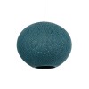 GLOBOSTAR® SOLEI 205-0010 Boho Κρεμαστό Φωτιστικό Οροφής με Ντουί 1 x E27 AC 220-240V IP20 - Τιρκουάζ - M40 x Π40 x Υ45cm