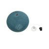 GLOBOSTAR® SOLEI 205-0010 Boho Κρεμαστό Φωτιστικό Οροφής με Ντουί 1 x E27 AC 220-240V IP20 - Τιρκουάζ - M40 x Π40 x Υ45cm