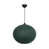 GLOBOSTAR® SOLEI 205-0013 Boho Κρεμαστό Φωτιστικό Οροφής με Ντουί 1 x E27 AC 220-240V IP20 - Πράσινο - M40 x Π40 x Υ45cm