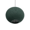 GLOBOSTAR® SOLEI 205-0013 Boho Κρεμαστό Φωτιστικό Οροφής με Ντουί 1 x E27 AC 220-240V IP20 - Πράσινο - M40 x Π40 x Υ45cm