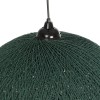 GLOBOSTAR® SOLEI 205-0013 Boho Κρεμαστό Φωτιστικό Οροφής με Ντουί 1 x E27 AC 220-240V IP20 - Πράσινο - M40 x Π40 x Υ45cm