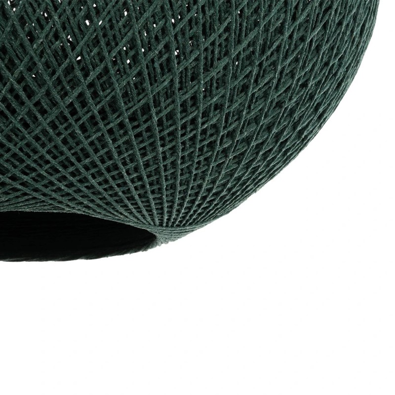 GLOBOSTAR® SOLEI 205-0013 Boho Κρεμαστό Φωτιστικό Οροφής με Ντουί 1 x E27 AC 220-240V IP20 - Πράσινο - M40 x Π40 x Υ45cm