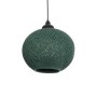 GLOBOSTAR® SOLEI 205-0015 Boho Κρεμαστό Φωτιστικό Οροφής με Ντουί 1 x E27 AC 220-240V IP20 - Πράσινο - M20 x Π20 x Υ25cm