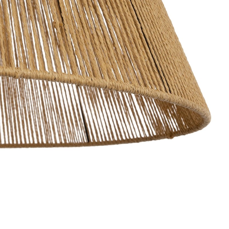 GLOBOSTAR® HUTT 205-0018 Boho Κρεμαστό Φωτιστικό Οροφής με Ντουί 1 x E27 AC 220-240V IP20 - Μπεζ - M50 x Π50 x Υ40cm