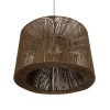 GLOBOSTAR® ZYLINDER 205-0023 Boho Κρεμαστό Φωτιστικό Οροφής με Ντουί 1 x E27 AC 220-240V IP20 - Καφέ - M80 x Π80 x Υ51cm