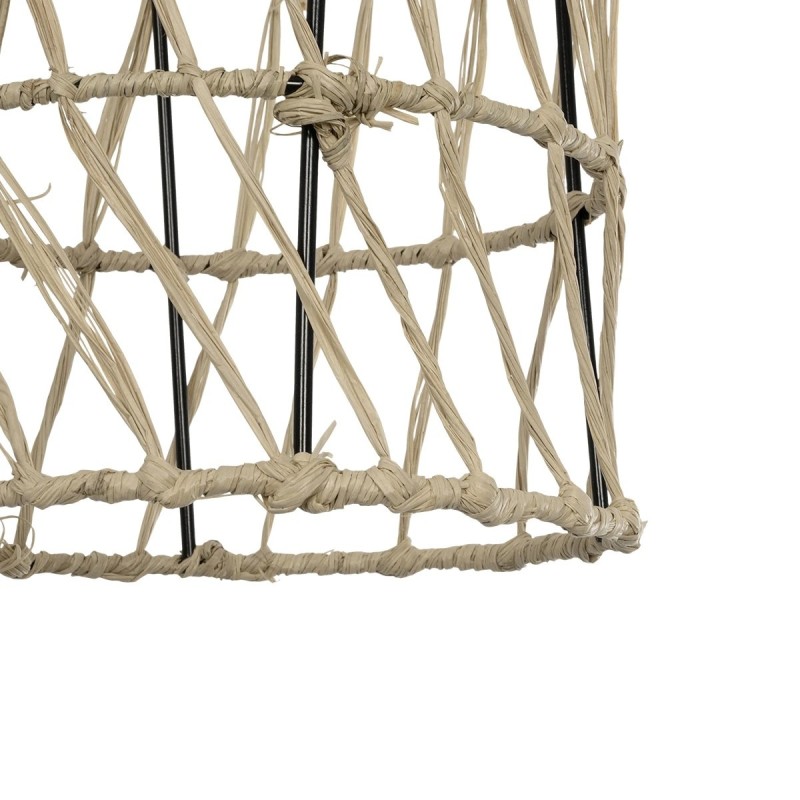 GLOBOSTAR® NETI 205-0024 Boho Κρεμαστό Φωτιστικό Οροφής με Ντουί 1 x E27 AC 220-240V IP20 - Μπεζ - M20 x Π20 x Υ49cm