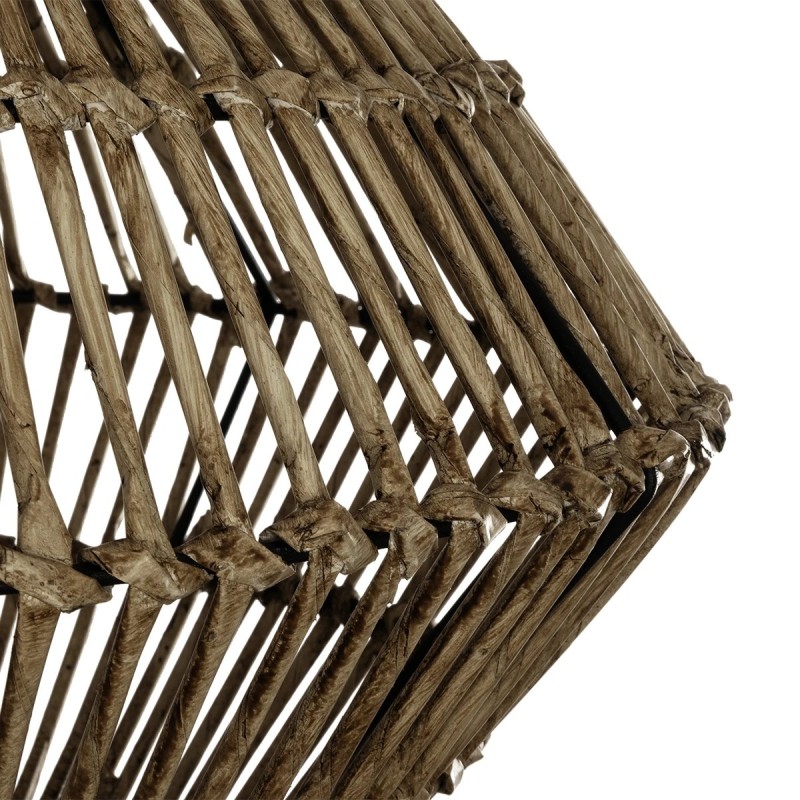 GLOBOSTAR® KEGEL 205-0048 Boho Κρεμαστό Φωτιστικό Οροφής με Ντουί 1 x E27 AC 220-240V IP20 - Μπεζ - M46 x Π46 x Υ35cm