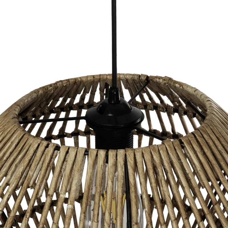 GLOBOSTAR® KEGEL 205-0048 Boho Κρεμαστό Φωτιστικό Οροφής με Ντουί 1 x E27 AC 220-240V IP20 - Μπεζ - M46 x Π46 x Υ35cm