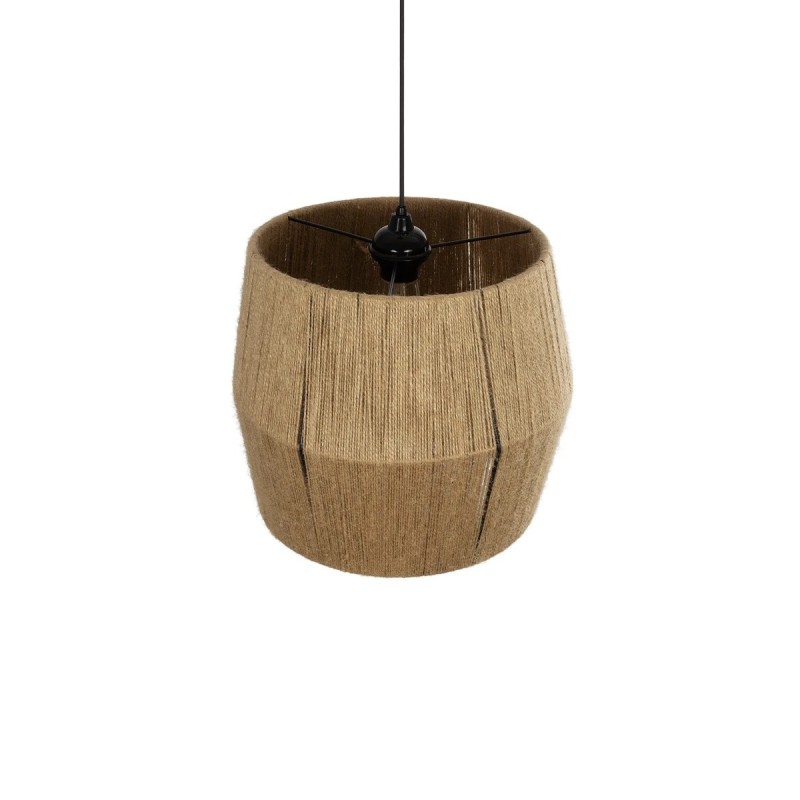 GLOBOSTAR® CONE 205-0057 Boho Κρεμαστό Φωτιστικό Οροφής με Ντουί 1 x E27 AC 220-240V IP20 - Μπεζ - M38 x Π38 x Υ34cm