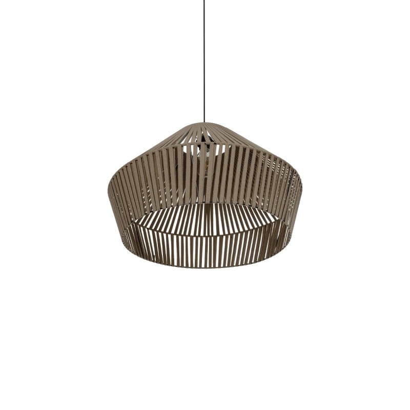 GLOBOSTAR® NUI 205-0068 Boho Κρεμαστό Φωτιστικό Οροφής με Ντουί 1 x E27 AC 220-240V IP20 - Μπεζ - M60 x Π60 x Υ41cm