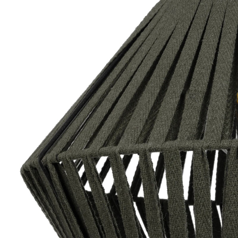 GLOBOSTAR® NUI 205-0069 Boho Κρεμαστό Φωτιστικό Οροφής με Ντουί 1 x E27 AC 220-240V IP20 - Πρασίνο - M36 x Π36 x Υ27cm