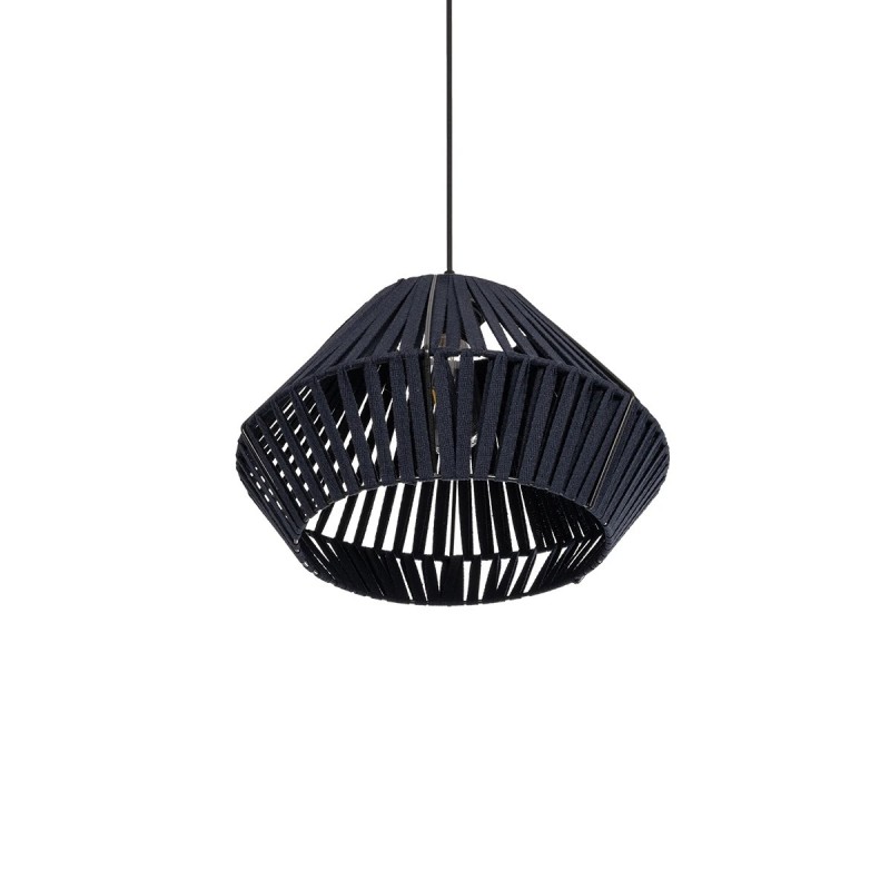 GLOBOSTAR® NUI 205-0071 Boho Κρεμαστό Φωτιστικό Οροφής με Ντουί 1 x E27 AC 220-240V IP20 - Μπλε - M36 x Π36 x Υ27cm