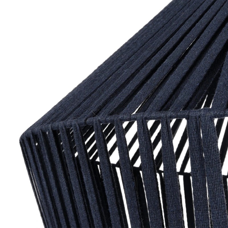 GLOBOSTAR® NUI 205-0072 Boho Κρεμαστό Φωτιστικό Οροφής με Ντουί 1 x E27 AC 220-240V IP20 - Μπλε - M60 x Π60 x Υ41cm