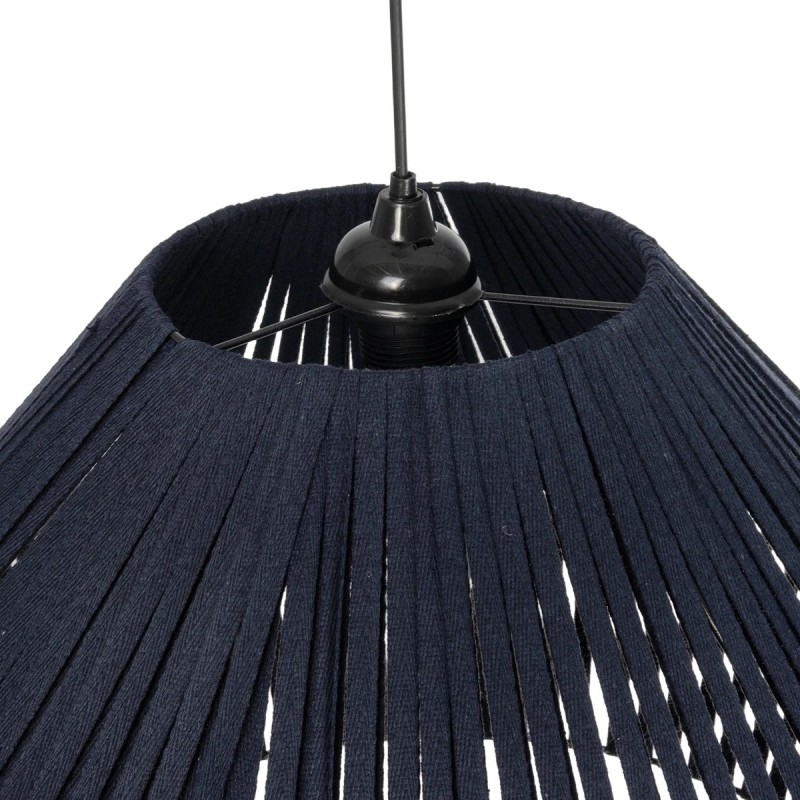 GLOBOSTAR® NUI 205-0072 Boho Κρεμαστό Φωτιστικό Οροφής με Ντουί 1 x E27 AC 220-240V IP20 - Μπλε - M60 x Π60 x Υ41cm