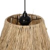 GLOBOSTAR® HERBE 205-0073 Boho Κρεμαστό Φωτιστικό Οροφής με Ντουί 1 x E27 AC 220-240V IP20 - Μπεζ - M30 x Π30 x Υ40cm