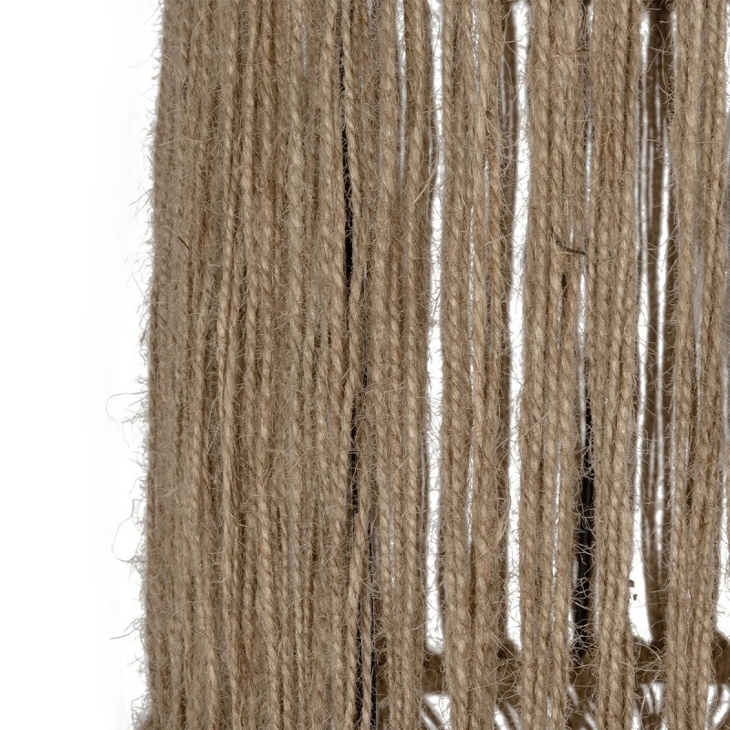 GLOBOSTAR® REGEN 205-0074 Boho Κρεμαστό Φωτιστικό Οροφής με Ντουί 1 x E27 AC 220-240V IP20 - Μπεζ - M30 x Π30 x Υ40cm