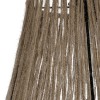 GLOBOSTAR® ROKA 205-0075 Boho Κρεμαστό Φωτιστικό Οροφής με Ντουί 1 x E27 AC 220-240V IP20 - Μπεζ - M30 x Π30 x Υ45cm
