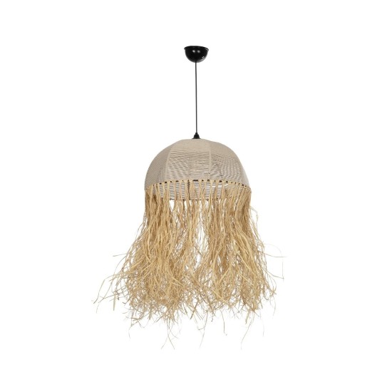 GLOBOSTAR® PLUVIA 205-0080 Boho Κρεμαστό Φωτιστικό Οροφής με Ντουί 1 x E27 AC 220-240V IP20 - Μπεζ - M50 x Π50 x Υ80cm GLOBOSTAR® PLUVIA 205-0080 Boho Κρεμαστό Φωτιστικό Οροφής με Ντουί 1 x E27 AC 220-240V IP20 - Μπεζ - M50 x Π50 x Υ80cm