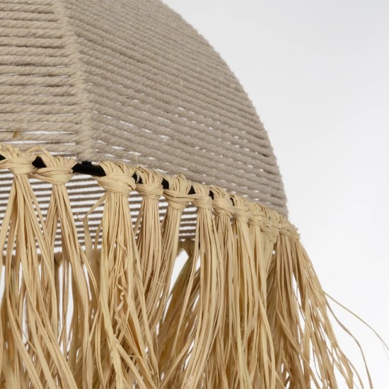 GLOBOSTAR® PLUVIA 205-0080 Boho Κρεμαστό Φωτιστικό Οροφής με Ντουί 1 x E27 AC 220-240V IP20 - Μπεζ - M50 x Π50 x Υ80cm GLOBOSTAR® PLUVIA 205-0080 Boho Κρεμαστό Φωτιστικό Οροφής με Ντουί 1 x E27 AC 220-240V IP20 - Μπεζ - M50 x Π50 x Υ80cm