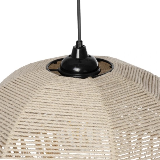 GLOBOSTAR® PLUVIA 205-0081 Boho Κρεμαστό Φωτιστικό Οροφής με Ντουί 1 x E27 AC 220-240V IP20 - Μπεζ - M40 x Π40 x Υ70cm GLOBOSTAR® PLUVIA 205-0081 Boho Κρεμαστό Φωτιστικό Οροφής με Ντουί 1 x E27 AC 220-240V IP20 - Μπεζ - M40 x Π40 x Υ70cm