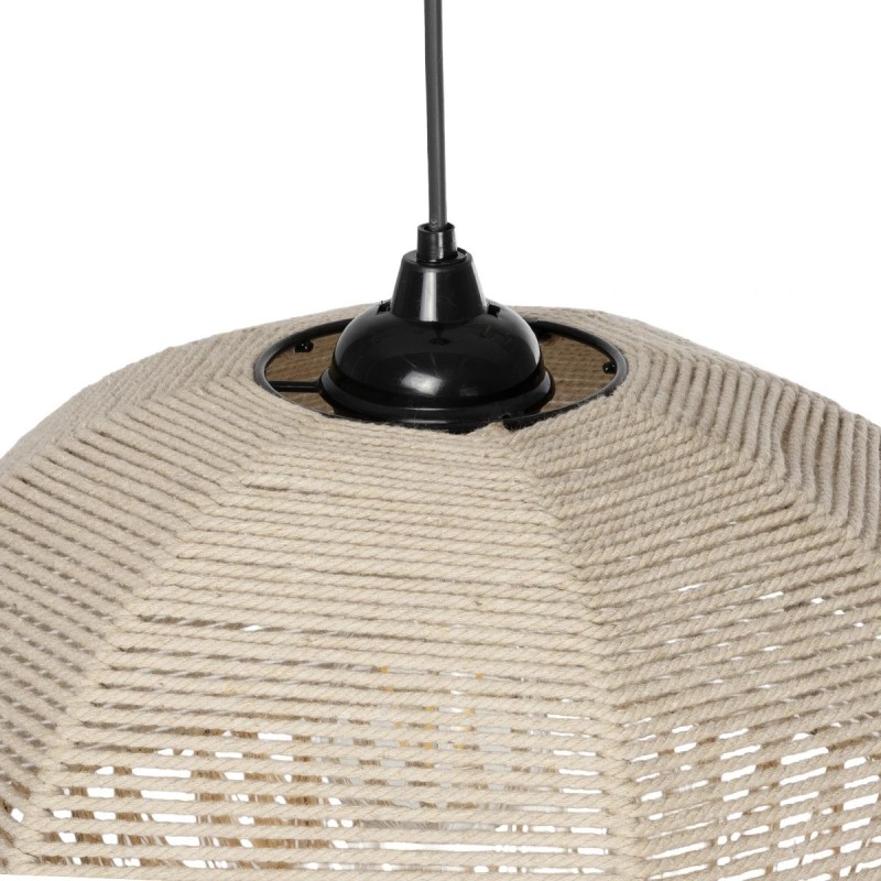 GLOBOSTAR® PLUVIA 205-0081 Boho Κρεμαστό Φωτιστικό Οροφής με Ντουί 1 x E27 AC 220-240V IP20 - Μπεζ - M40 x Π40 x Υ70cm