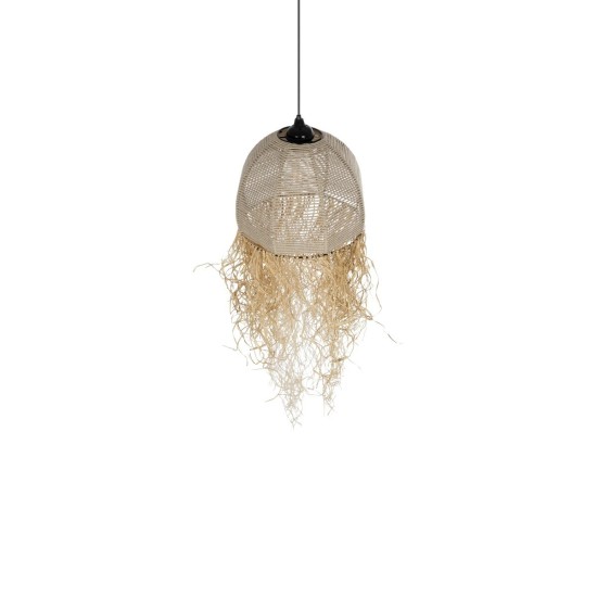 GLOBOSTAR® PLUVIA 205-0082 Boho Κρεμαστό Φωτιστικό Οροφής με Ντουί 1 x E27 AC 220-240V IP20 - Μπεζ - M30 x Π30 x Υ70cm GLOBOSTAR® PLUVIA 205-0082 Boho Κρεμαστό Φωτιστικό Οροφής με Ντουί 1 x E27 AC 220-240V IP20 - Μπεζ - M30 x Π30 x Υ70cm