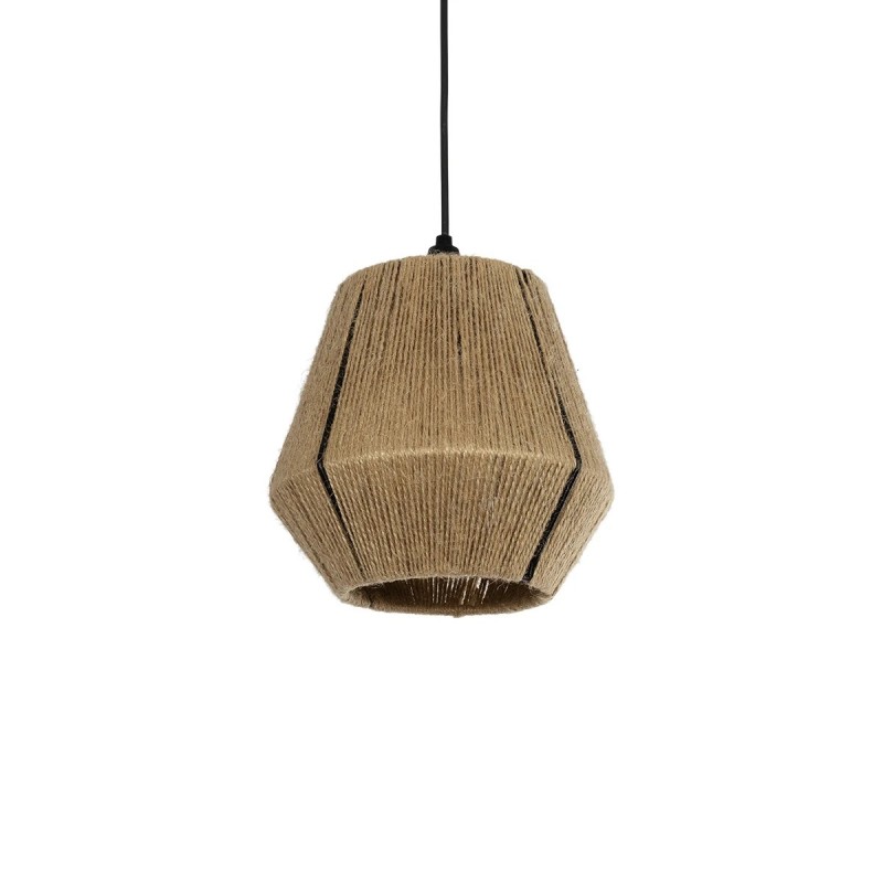 GLOBOSTAR® PULVIS 205-0083 Boho Κρεμαστό Φωτιστικό Οροφής με Ντουί 1 x E27 AC 220-240V IP20 - Μπεζ - M22 x Π22 x Υ22cm