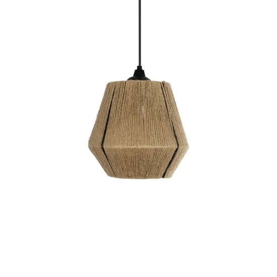 GLOBOSTAR® PULVIS 205-0083 Boho Κρεμαστό Φωτιστικό Οροφής με Ντουί 1 x E27 AC 220-240V IP20 - Μπεζ - M22 x Π22 x Υ22cm GLOBOSTAR® PULVIS 205-0083 Boho Κρεμαστό Φωτιστικό Οροφής με Ντουί 1 x E27 AC 220-240V IP20 - Μπεζ - M22 x Π22 x Υ22cm