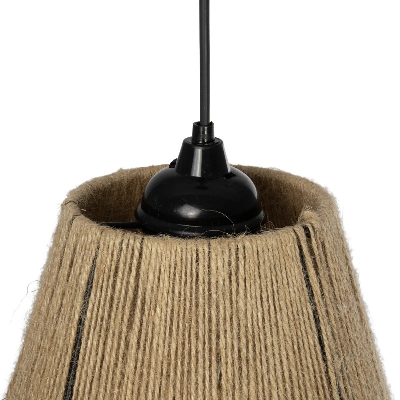 GLOBOSTAR® PULVIS 205-0083 Boho Κρεμαστό Φωτιστικό Οροφής με Ντουί 1 x E27 AC 220-240V IP20 - Μπεζ - M22 x Π22 x Υ22cm