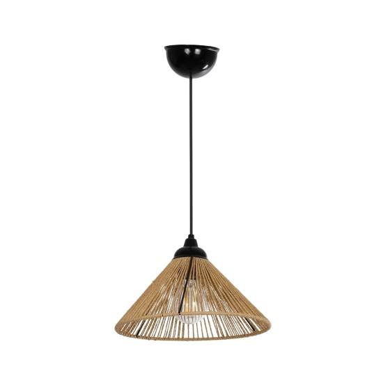 GLOBOSTAR® FUNIS 205-0084 Boho Κρεμαστό Φωτιστικό Οροφής με Ντουί 1 x E27 AC 220-240V IP20 - Μπεζ - M25 x Π25 x Υ16cm GLOBOSTAR® FUNIS 205-0084 Boho Κρεμαστό Φωτιστικό Οροφής με Ντουί 1 x E27 AC 220-240V IP20 - Μπεζ - M25 x Π25 x Υ16cm