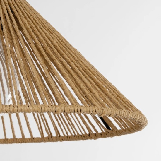 GLOBOSTAR® FUNIS 205-0084 Boho Κρεμαστό Φωτιστικό Οροφής με Ντουί 1 x E27 AC 220-240V IP20 - Μπεζ - M25 x Π25 x Υ16cm GLOBOSTAR® FUNIS 205-0084 Boho Κρεμαστό Φωτιστικό Οροφής με Ντουί 1 x E27 AC 220-240V IP20 - Μπεζ - M25 x Π25 x Υ16cm