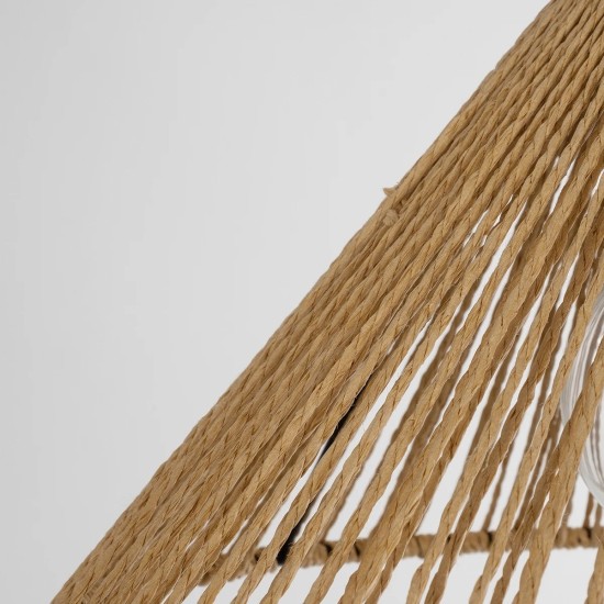 GLOBOSTAR® FUNIS 205-0084 Boho Κρεμαστό Φωτιστικό Οροφής με Ντουί 1 x E27 AC 220-240V IP20 - Μπεζ - M25 x Π25 x Υ16cm GLOBOSTAR® FUNIS 205-0084 Boho Κρεμαστό Φωτιστικό Οροφής με Ντουί 1 x E27 AC 220-240V IP20 - Μπεζ - M25 x Π25 x Υ16cm