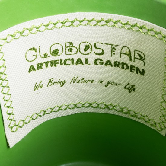 GloboStar® Artificial Garden ASWAN 20515 Διακοσμητικό Κεραμικό Κασπώ Γλάστρα - Flower Pot Λευκό με Πράσινο Φ14 x Υ13cm GloboStar® Artificial Garden ASWAN 20515 Διακοσμητικό Κεραμικό Κασπώ Γλάστρα - Flower Pot Λευκό με Πράσινο Φ14 x Υ13cm