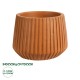 GloboStar® Artificial Garden ZANZIBAR 20539 Διακοσμητικό Κεραμικό Κασπώ Γλάστρα - Flower Pot Πορτοκαλί Φ11.5 x Υ9.5cm GloboStar® Artificial Garden ZANZIBAR 20539 Διακοσμητικό Κεραμικό Κασπώ Γλάστρα - Flower Pot Κεραμιδί Φ11.5 x Υ9.5cm