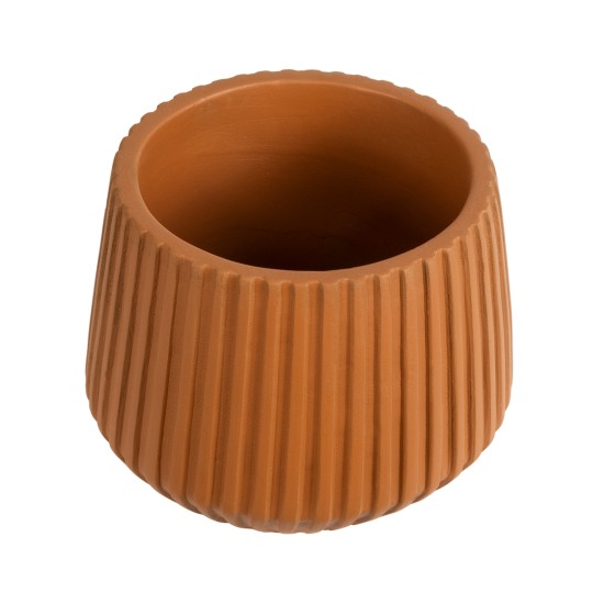 GloboStar® Artificial Garden ZANZIBAR 20539 Διακοσμητικό Κεραμικό Κασπώ Γλάστρα - Flower Pot Πορτοκαλί Φ11.5 x Υ9.5cm GloboStar® Artificial Garden ZANZIBAR 20539 Διακοσμητικό Κεραμικό Κασπώ Γλάστρα - Flower Pot Κεραμιδί Φ11.5 x Υ9.5cm