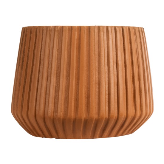 GloboStar® Artificial Garden ZANZIBAR 20539 Διακοσμητικό Κεραμικό Κασπώ Γλάστρα - Flower Pot Πορτοκαλί Φ11.5 x Υ9.5cm GloboStar® Artificial Garden ZANZIBAR 20539 Διακοσμητικό Κεραμικό Κασπώ Γλάστρα - Flower Pot Κεραμιδί Φ11.5 x Υ9.5cm
