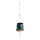 GloboStar® Artificial Garden TALLINN 20546 Κρεμαστό Διακοσμητικό Κεραμικό Κασπώ Γλάστρα - Flower Pot Πράσινο με Χρυσές Λεπτομέρειες και Μπεζ Ξύλινη Βάση Φ10 x Υ40cm GloboStar® Artificial Garden TALLINN 20546 Κρεμαστό Διακοσμητικό Κεραμικό Κασπώ Γλάστρα - Flower Pot Πράσινο με Χρυσές Λεπτομέρειες και Μπεζ Ξύλινη Βάση Φ10 x Υ40cm