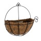 GloboStar® Artificial Garden KOUFONISIA 20562 Κρεμαστό Διακοσμητικό Κασπώ Γλάστρα - Flower Pot από Φλοιό Καρύδας Καφέ με Μαύρη Μεταλλική Βάση Φ30 x Υ33cm GloboStar® Artificial Garden KOUFONISIA 20562 Κρεμαστό Διακοσμητικό Κασπώ Γλάστρα - Flower Pot από Φλοιό Καρύδας Καφέ με Μαύρη Μεταλλική Βάση Φ30 x Υ33cm