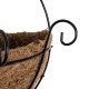 GloboStar® Artificial Garden KOUFONISIA 20562 Κρεμαστό Διακοσμητικό Κασπώ Γλάστρα - Flower Pot από Φλοιό Καρύδας Καφέ με Μαύρη Μεταλλική Βάση Φ30 x Υ33cm GloboStar® Artificial Garden KOUFONISIA 20562 Κρεμαστό Διακοσμητικό Κασπώ Γλάστρα - Flower Pot από Φλοιό Καρύδας Καφέ με Μαύρη Μεταλλική Βάση Φ30 x Υ33cm