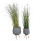 GloboStar® Artificial Garden LOUISIANA 20567 ΣΕΤ 2 Διακοσμητικά Πολυεστερικά Τσιμεντένιά Κασπώ Γλάστρες - Flower Pots Γκρι A:Φ36 x Υ54cm B:Φ32 x Υ49cm GloboStar® Artificial Garden LOUISIANA 20567 ΣΕΤ 2 Διακοσμητικά Πολυεστερικά Τσιμεντένιά Κασπώ Γλάστρες - Flower Pots Γκρι A:Φ36 x Υ54cm B:Φ32 x Υ49cm