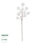 GloboStar® Artificial Garden COTTON BRANCH 20569 Τεχνητό Διακοσμητικό Κλαδί Βαμβάκι Μ30 x Π6 x Υ80 cm