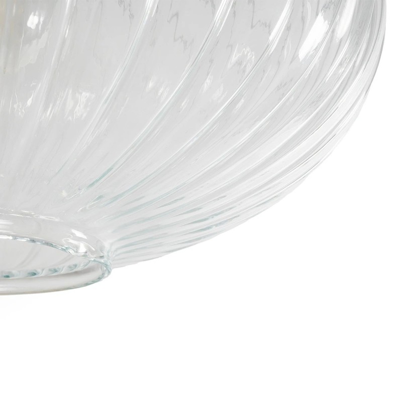 GLOBOSTAR® PERA 206-0009 Μοντέρνο Κρεμαστό Φωτιστικό Οροφής με Ντουί 1 x E27 AC 220-240V IP20 - Διάφανο - Μ30 x Π30 x Υ22cm