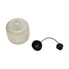 GLOBOSTAR® MELONI 206-0016 Μοντέρνο Κρεμαστό Φωτιστικό Οροφής με Ντουί 1 x E27 AC 220-240V IP20 - Mελί - Μ20 x Π20 x Υ24cm