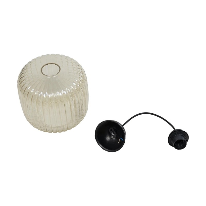 GLOBOSTAR® MELONI 206-0016 Μοντέρνο Κρεμαστό Φωτιστικό Οροφής με Ντουί 1 x E27 AC 220-240V IP20 - Mελί - Μ20 x Π20 x Υ24cm