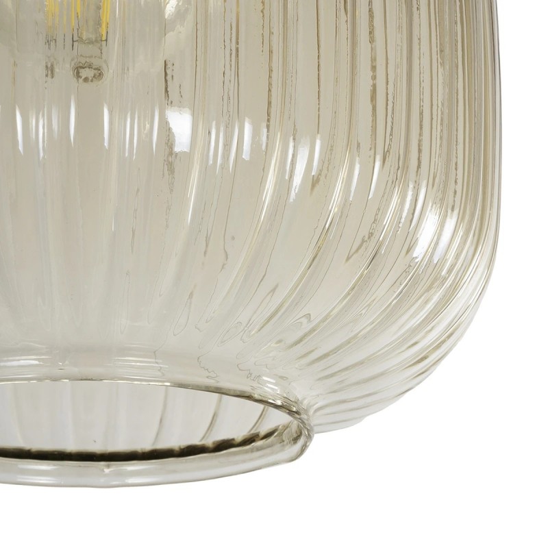 GLOBOSTAR® MELONI 206-0016 Μοντέρνο Κρεμαστό Φωτιστικό Οροφής με Ντουί 1 x E27 AC 220-240V IP20 - Mελί - Μ20 x Π20 x Υ24cm