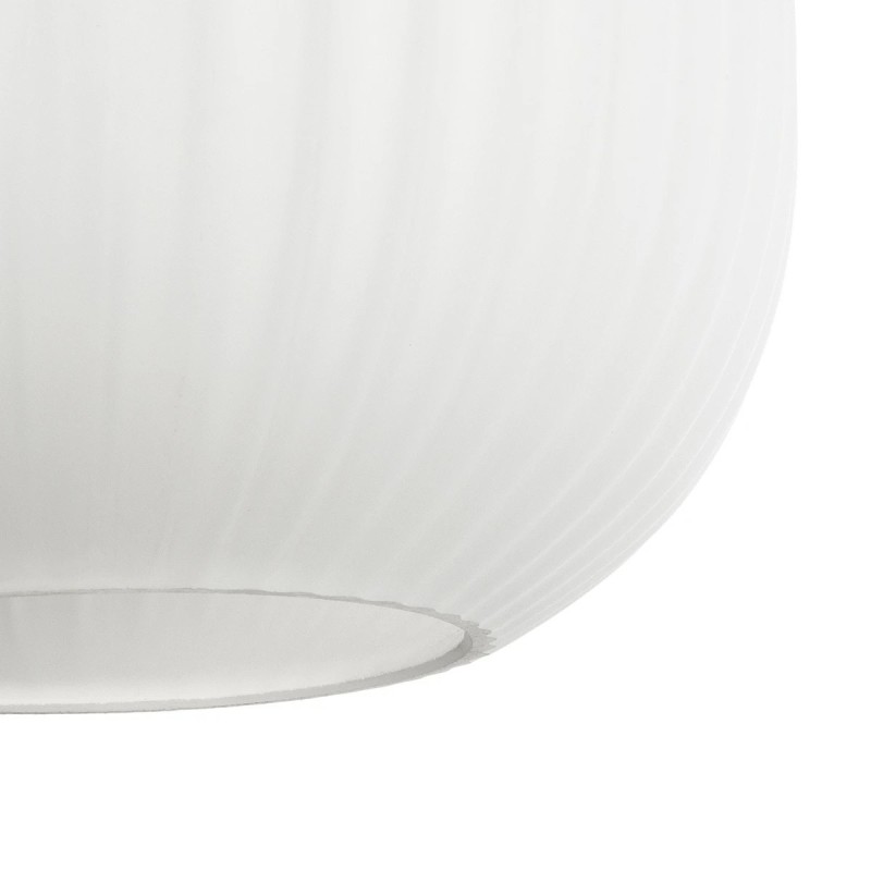 GLOBOSTAR® MELONI 206-0019 Μοντέρνο Κρεμαστό Φωτιστικό Οροφής με Ντουί 1 x E27 AC 220-240V IP20 - Λευκό - Μ20 x Π20 x Υ38cm